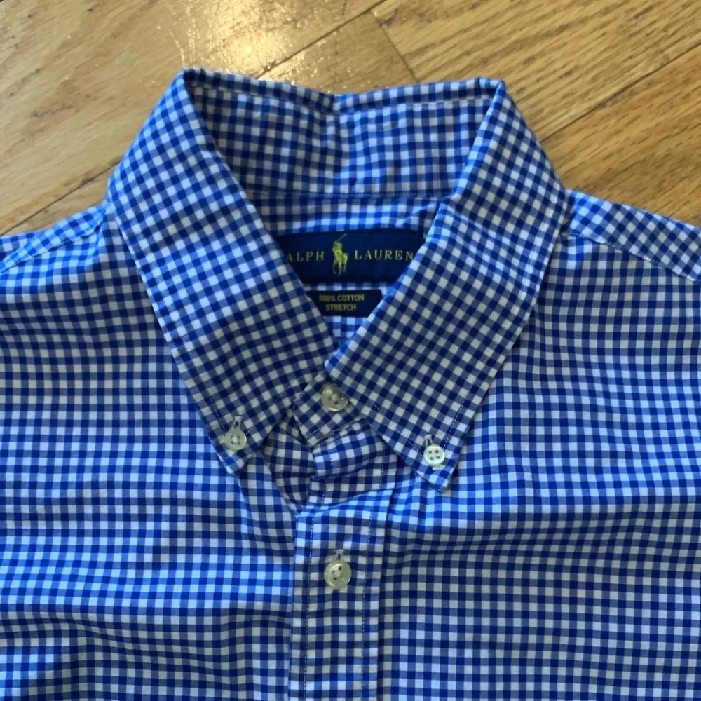 Ralph Lauren men’s gingham check button down - Picture 3 of 5